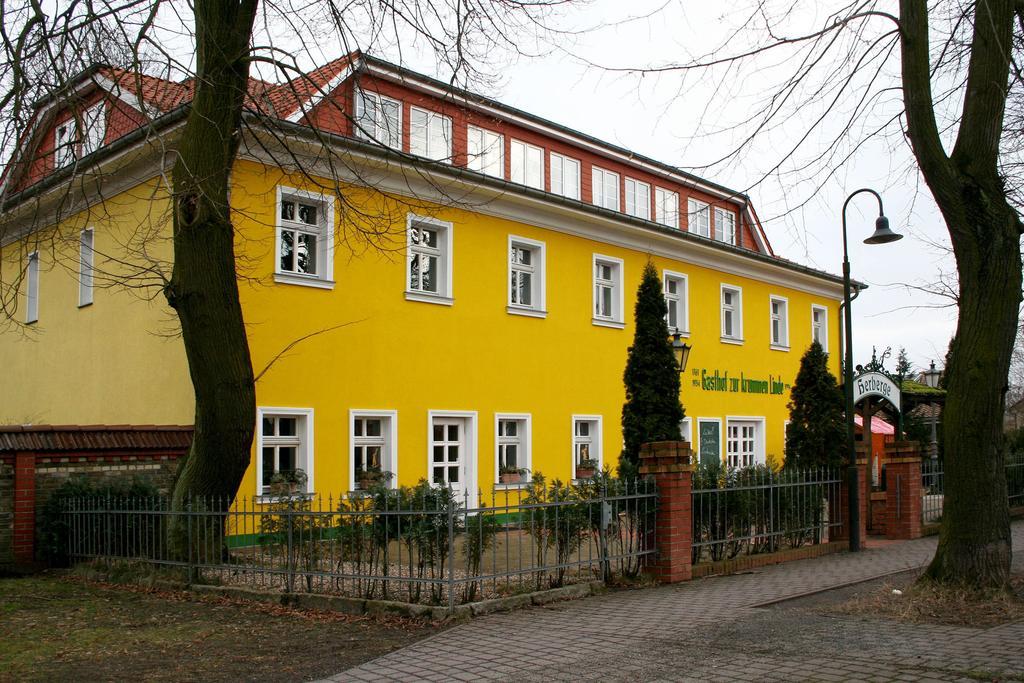 Hotel Landgasthof Zur Krummen Linde Stolpe  Exterior foto